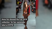 Anna Sui Fall 2018 Collection at NYFW