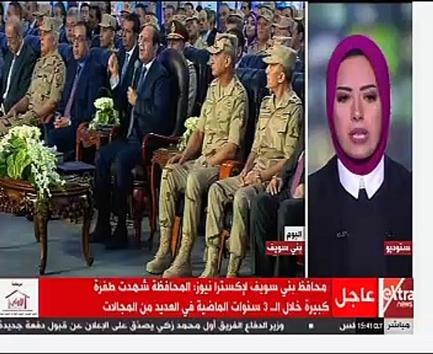 محافظ بني سويف: المحافظة شهدت طفرة كبيرة خلال السنوات الثلاث الماضية