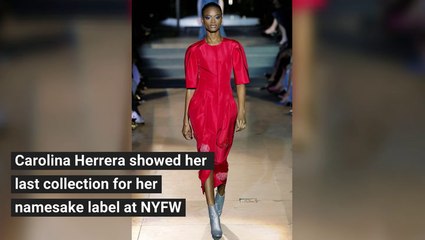 Carolina Herrera Fall 2018 Collection at NYFW