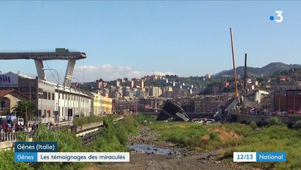 Gênes : les témoignages des miraculés