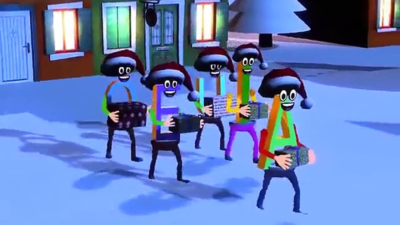 Jingle Bells With Vowels In 3D Christmas Rhymes For Kids 3D Alphabet Songs