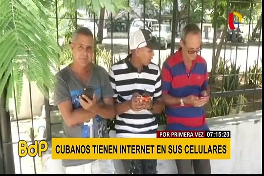 Cuba: ciudadanos acceden por primera vez a Internet desde sus celulares en toda la isla