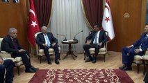TBMM Başkanı Yıldırım, KKTC Başbakanı Erhürman ile görüştü - LEFKOŞA