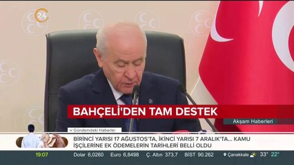 Devlet Bahçeli'den yanıt