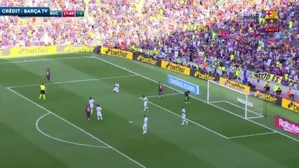 La très belle frappe croisée de Malcom avec le Barça !