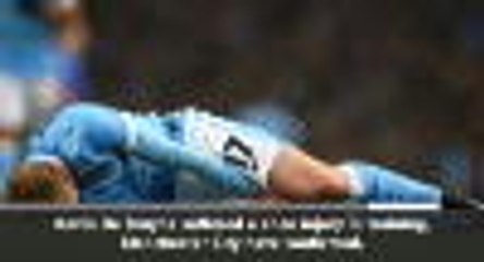 De Bruyne suffers knee injury in Man City training