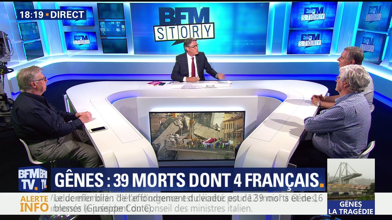 Viaduc effondré à Gênes: 39 morts dont quatre Français (1/2)