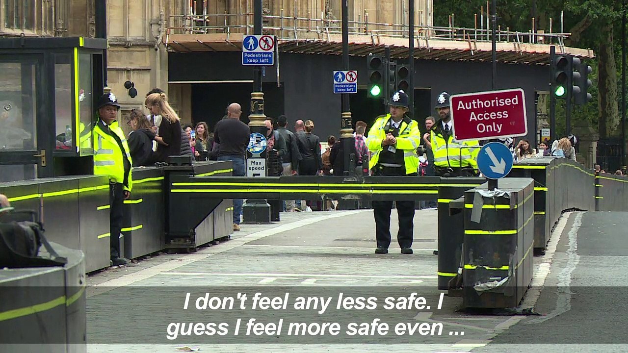 Tourists return to London's Parliament Square after attack