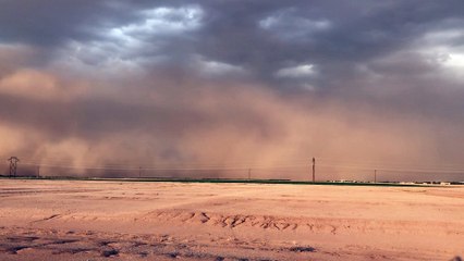 Fast Moving Dust Storm