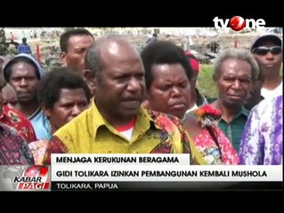 Tolikara Berdamai, Pendeta GIDI dan Imam Masjid Berpelukan