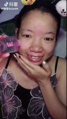 Elle passe de très moche à jolie juste avec du maquillage