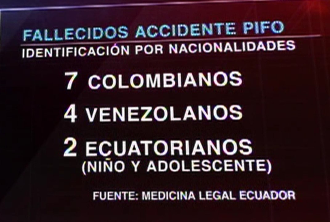 Familiares arriban al país para identificar a las víctimas del trágico accidente en la vía Papallacta
