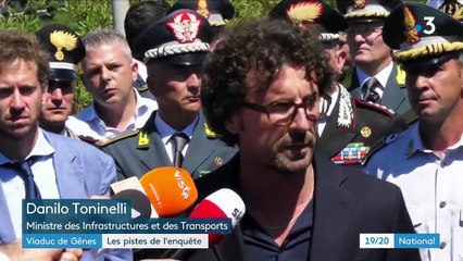 Viaduc de Gênes : les pistes de l'enquête