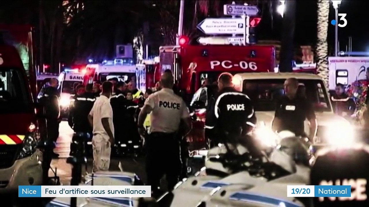 Nice : feu d’artifice sous surveillance