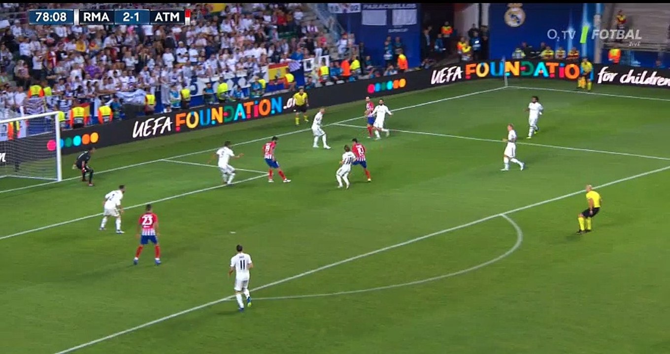 Real Madrid 2 -  2 Atl. Madrid  15/08/2018 Costa D. (Correa A.), Atl. Madrid Super Amazing Goal 79' UEFA Super Cup HD Ful Screen .
