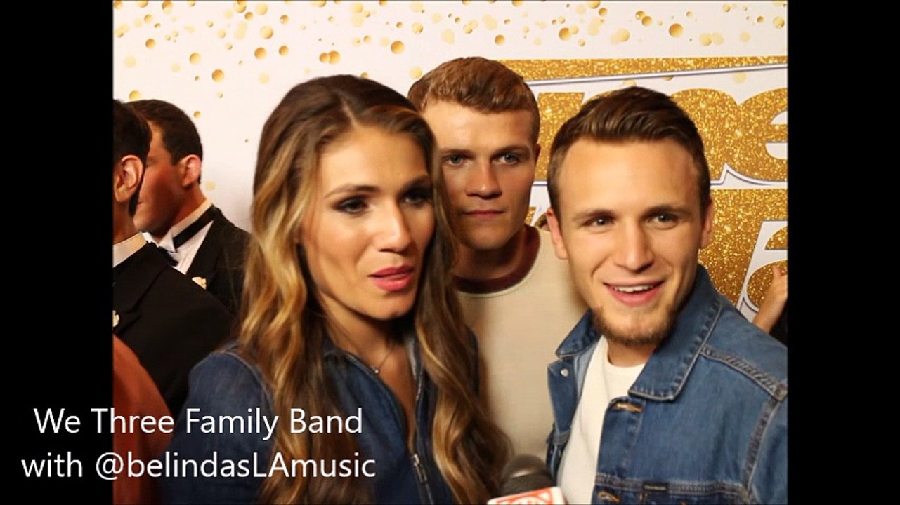 America's Got Talent AGT13 Live Show Week 1 Interview - We Three Family Band