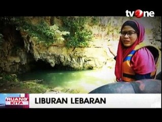 Asyiknya Mengisi Libur Lebaran di Gua Pindul