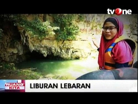 Asyiknya Mengisi Libur Lebaran di Gua Pindul