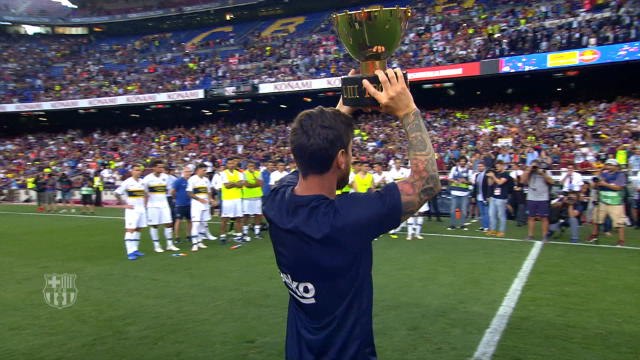 Messi scores as Barca claim Joan Gamper trophy victory over Boca
