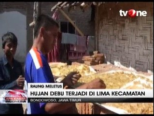 Abu Vulkanik Gunung Raung Ganggu Silaturahmi Lebaran