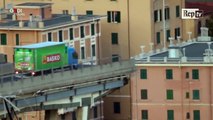 Genova, crollo ponte Morandi: i mezzi abbandonati dagli automobilisti in fuga