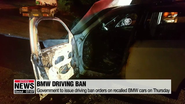 Driving suspension orders for BMW cars to be sent Thursday