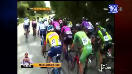 Ecuatoriano Jonathan Caicedo lidera la Vuelta ciclística a Colombia