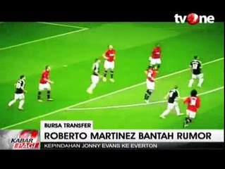 Roberto Martinez Bantah Isu Kepindahan Jonny Evans