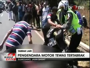 Diduga Korban Tabrak Lari, Seorang Pengendara Motor Tewas Mengenaskan