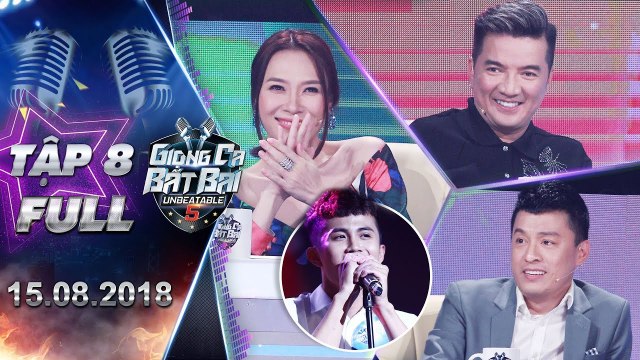Giọng Ca Bất Bại| Tập 8 Full: Mỹ Tâm, Lam Trường bất ngờ về giọng ca của anh chàng Hot boy kẹo kéo