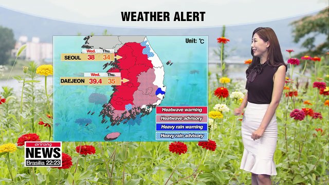 Heat continues, rain to bring slight relief to regions in the east and south _ 071618