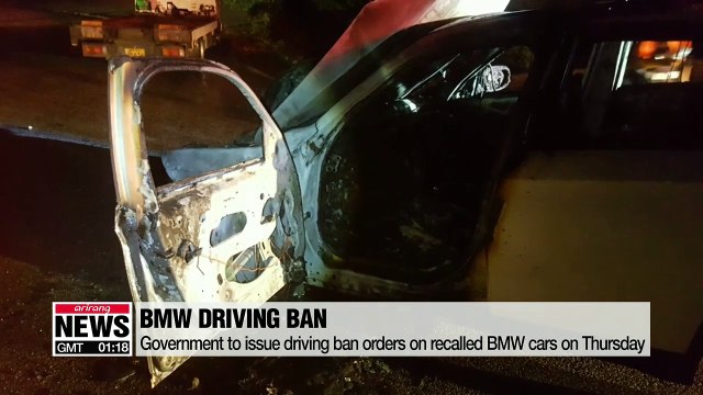 Driving suspension orders for BMW cars to be sent Thursday