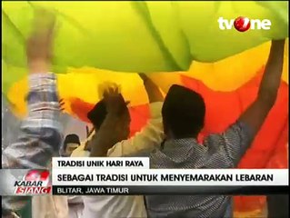 Lepas Balon Udara, Tradisi Unik Hari Lebaran Warga Blitar