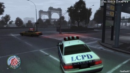 GTA IV Stolen Police Car Chase