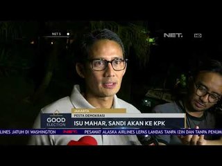 Sandiaga Uno Akan Bewrkonsultasi ke KPK Terkait Isu Mahar - NET 5