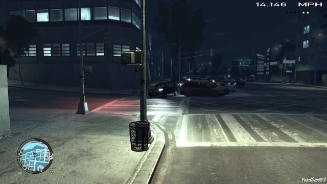 GTA IV Stolen Hearse Police Chase