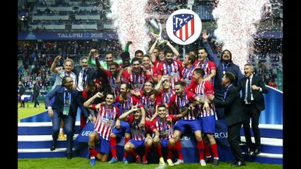 أتليتيكو يحصد كأس السوبر الأوروبية وليس لغريمه ريال مدريد إلا الدموع