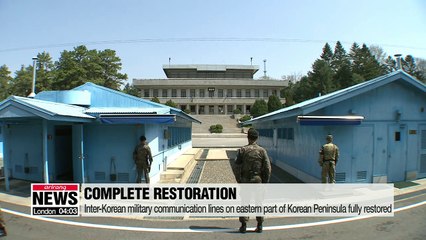 Tải video: Two Koreas completely restore military communication lines on both eastern and western sides of peninsula