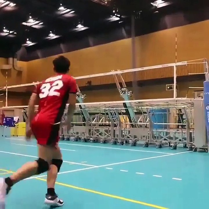 voleybol için güzel bir çalışma ekipmanı