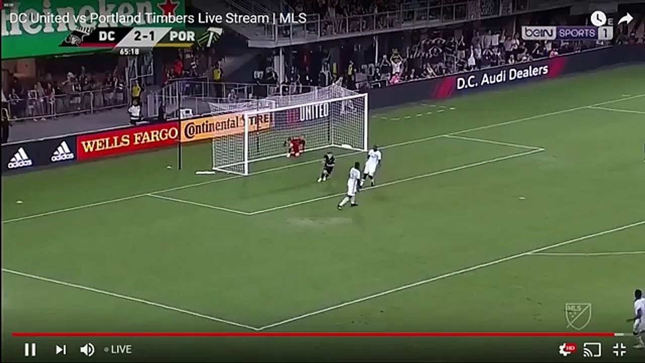 Wayne Rooney hits the crossbar with fantastic chip vs Portland!