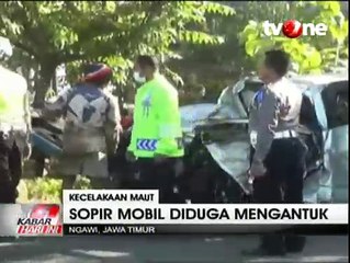 Minibus Pemudik Tabrak Mobil Dinas TNI, Satu Orang Tewas