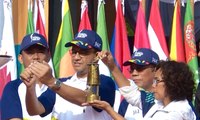 Obor Asian Games Dilepas dari Balai Kota DKI Jakarta