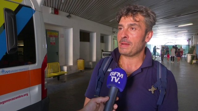 Gênes: La maison tremblait. Il y a un morceau de pont qui est resté suspendu au-dessus de nos têtes , un habitant rescapé in extremis témoigne