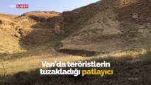 Van'da PKK'nın toprağa gömülü tuzağı önlendi