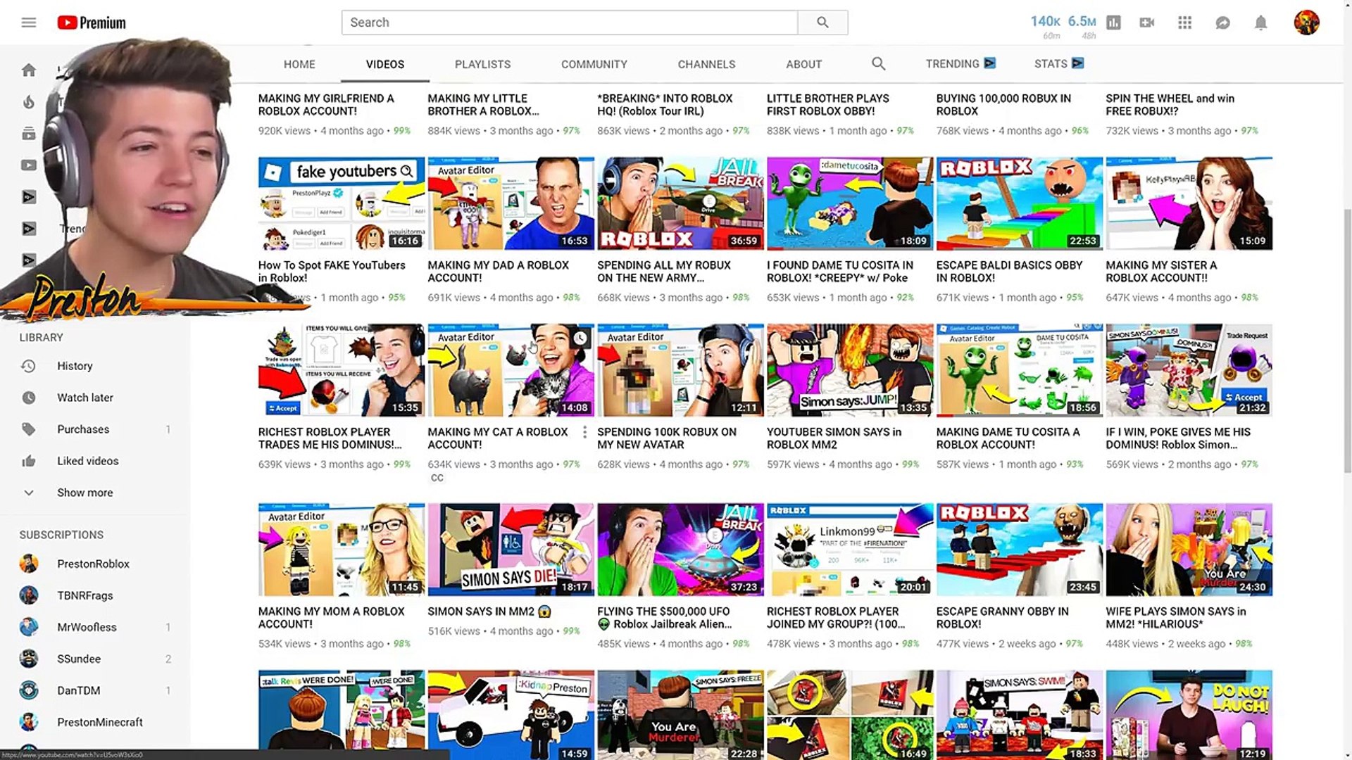 Making Fortnite A Roblox Account Video Dailymotion - roblox videos by prestonplayz