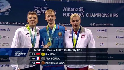 Championnats d'Europe de natation handisport : les meilleurs moments de la 1re journée à Dublin
