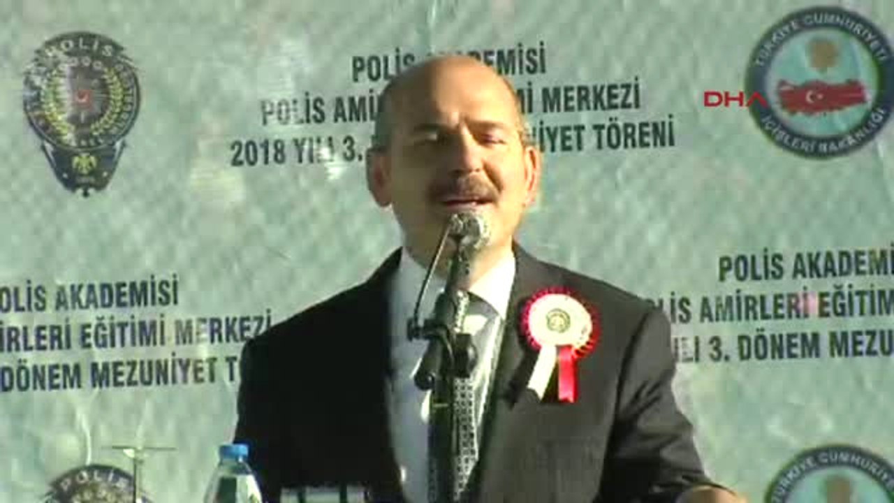 Ankara İçişleri Bakanı Soylu, 2018 Polis Amirleri Eğitim Merkezi Müdürlüğü Mezuniyet Töreninde...