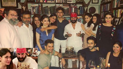 Download Video: Kareena Kapoor Celebrates Saif Ali Khan's Birthday with Taimur, Sara & others: Watch Video|FilmiBeat