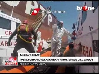 Kapal Dagang Selamatkan 198 Pengungsi di Pantai Libya