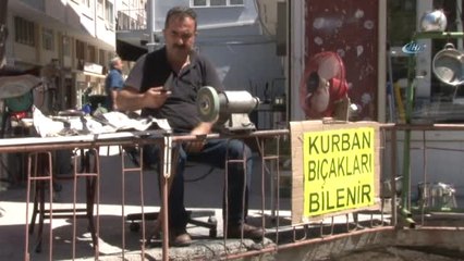 Bıçakçılarda Kurban Bayramı Yoğunluğu